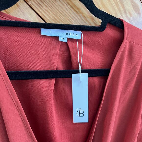 BALTIC BORN Lydia Maxi Dress Rust Size X Large - Picture 7 of 9